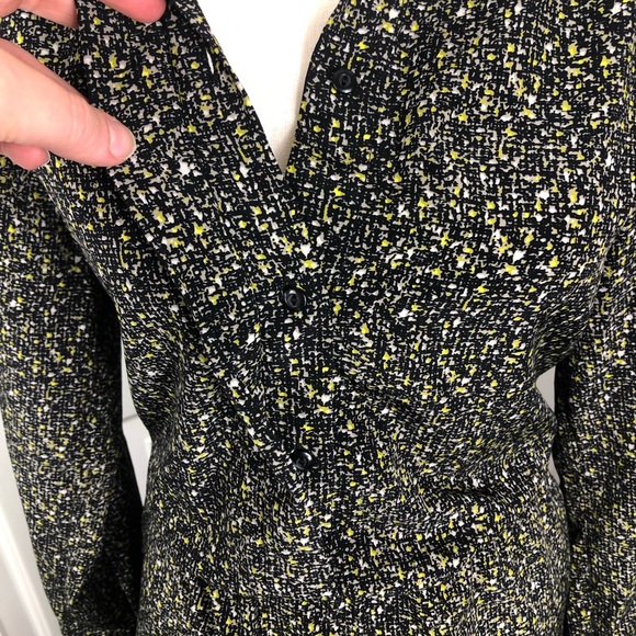 GAP Silky Button-Down Shirt Dress w/Pockets - Picture 3 of 12